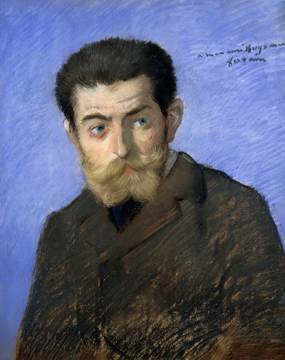 Portret Jorisa Karla Huysmansa, pseudonim Charles-Marie-Georges Huysmans (Paryż autorstwa Jean Louis Forain