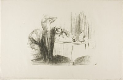 Scena w prywatnej jadalni (płyta pozioma) autorstwa Jean Louis Forain