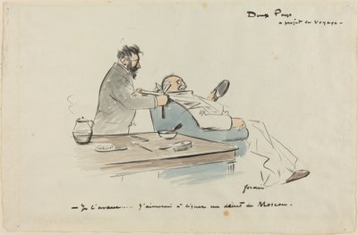 Projekt podróży autorstwa Jean Louis Forain