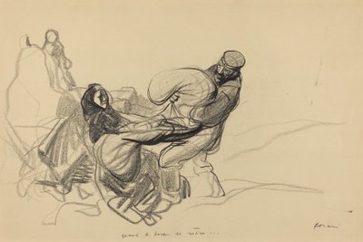 Kiedy Boche wycofuje się... prawdopodobnie 1917. autorstwa Jean Louis Forain
