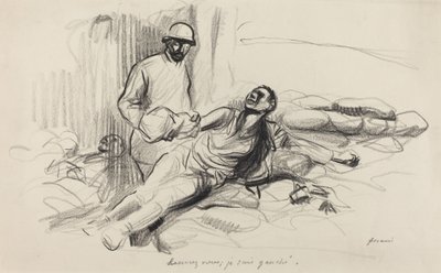 Nie martw się, zostałem., c. 19141919. autorstwa Jean Louis Forain