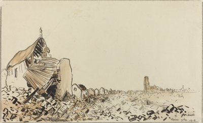Reims 9bre 1918, prawdopodobnie 1918. autorstwa Jean Louis Forain