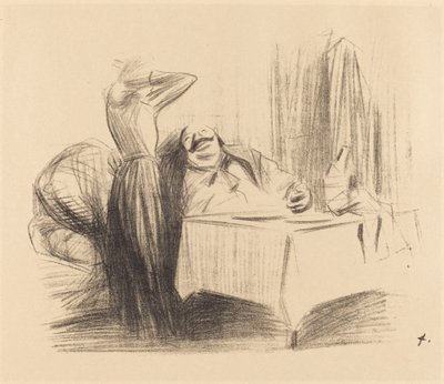 Scena w Pokoju Prywatnym (tablica pozioma) autorstwa Jean Louis Forain
