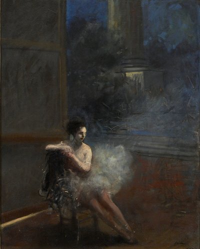Tancerka na siedząco, XIX-XX w. autorstwa Jean Louis Forain