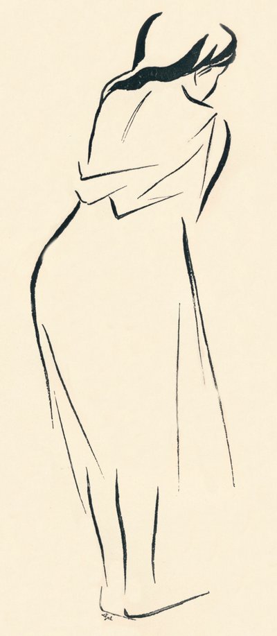 Studium w kolejce, c1898 autorstwa Jean Louis Forain