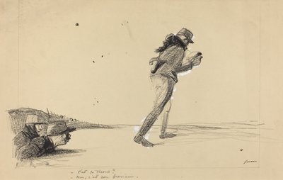 Z przodu. - To jego teoria - Nie, to jego brewiarz., c. 19141919. autorstwa Jean Louis Forain