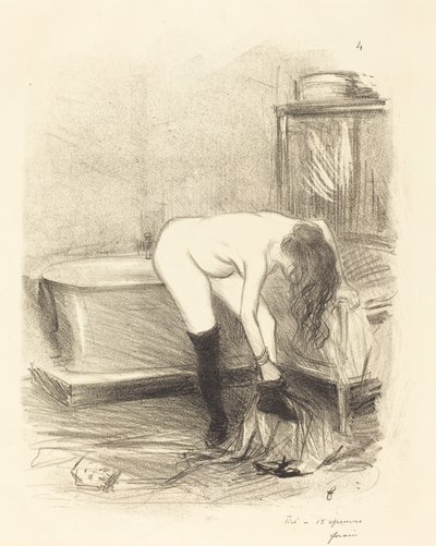 Wanna (płyta pionowa) autorstwa Jean Louis Forain