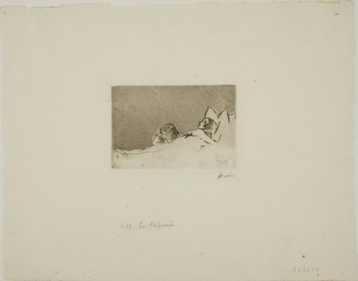 Martwa dziewczyna autorstwa Jean Louis Forain