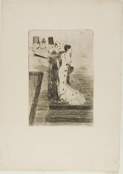 Odejście gwiazdy autorstwa Jean Louis Forain