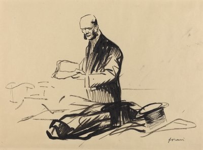 Kapelusz Marshalla Focha autorstwa Jean Louis Forain