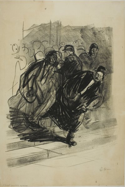Ścigany prawnik autorstwa Jean Louis Forain