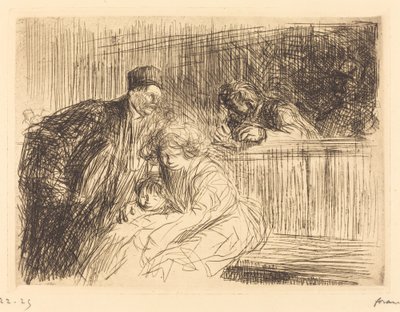 Prawnik rozmawia z więźniem (druga płyta) autorstwa Jean Louis Forain