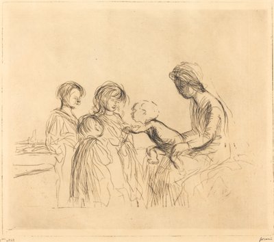 Madonna i Dzieci autorstwa Jean Louis Forain
