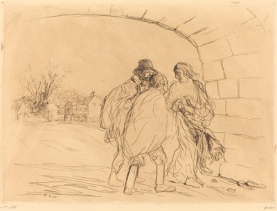 Spotkanie pod Łukiem (pierwsza płyta) autorstwa Jean Louis Forain
