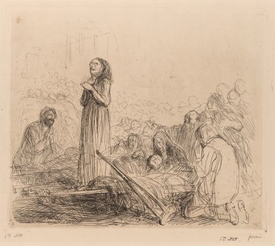 Cud przed Najświętszym Sakramentem autorstwa Jean Louis Forain
