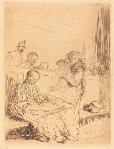 Więzień i Dziecko autorstwa Jean Louis Forain