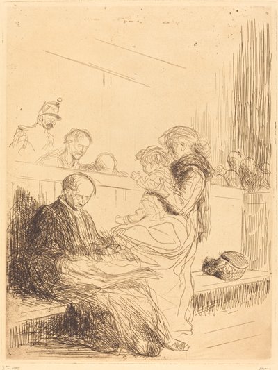 Więzień i Dziecko autorstwa Jean Louis Forain