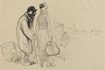Powrót, c. 19141919. autorstwa Jean Louis Forain