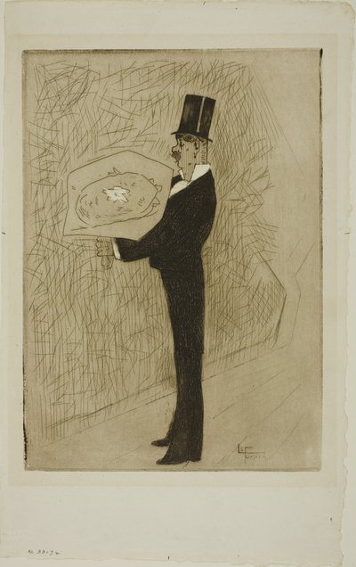 Toff z bukietem autorstwa Jean Louis Forain