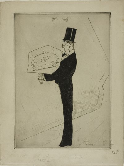 Toff z bukietem autorstwa Jean Louis Forain