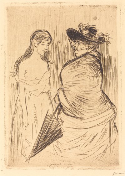 Handel białymi niewolnikami autorstwa Jean Louis Forain