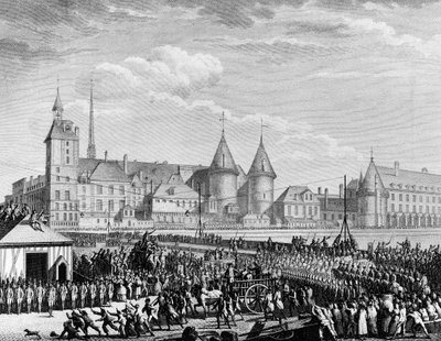 Rewolucja Francuska: Bracia Agasse byli torturowani 8 lutego autorstwa Jean Louis II (after) Prieur