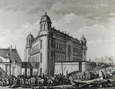 Armaty wywiezione z Chantilly do Paryża, 9 sierpnia 1789 autorstwa Jean Louis Prieur