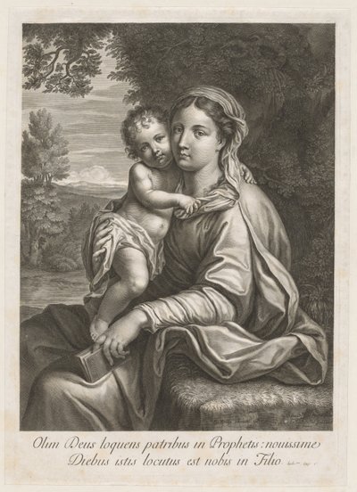 Madonna z Dzieciątkiem. autorstwa Jean Louis Roullet