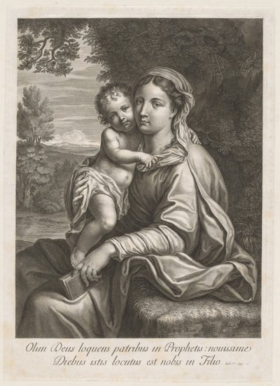 Madonna z Dzieciątkiem autorstwa Jean Louis Roullet