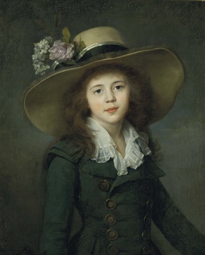 Baronowa Elizaveta Aleksandrowna Stroganova 1779-1818 , początek lat 80. XVIII wieku. autorstwa Jean Louis Voille