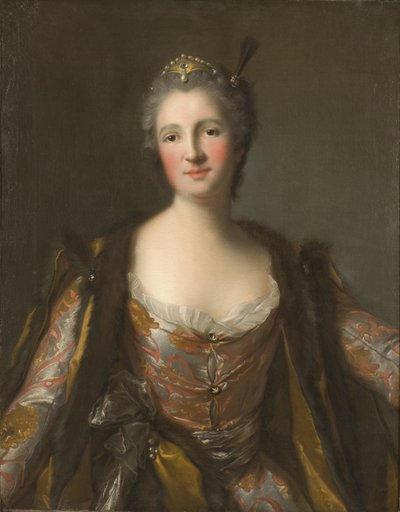 Elżbieta Katarzyna de Besenval, markiza de Broglie, en sultane - markiza de Broglie (1718-1777), z domu Freiin von Besenval von Brunstatt, jako Sultana, przez Nattiera, Jean-Marc (1685-1766). Olej na płótnie. 1742 Wymiar: 81x63 cm. Muzeum Narodowe w Sztokh autorstwa Jean Marc Nattier