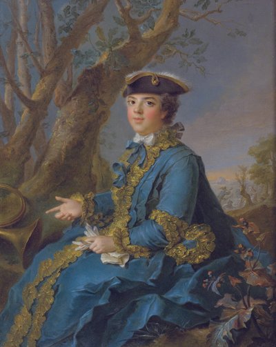 Louise Élisabeth z Francji 1727-1759, księżna Parmy, 1760 autorstwa Jean Marc Nattier