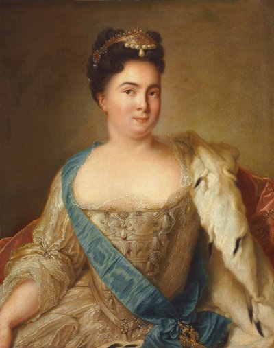 Portret cesarzowej Katarzyny I autorstwa Jean Marc Nattier