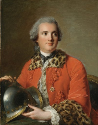 Portret Jana Wiktora de Rochechouart de Mortemart 1712-1771, 1756 autorstwa Jean Marc Nattier
