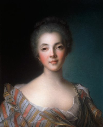 Portret Louise Marie Madeleine de Fontaine-Dupin (1706-1799). autorstwa Jean-Marc Nattier