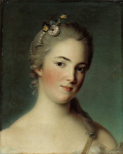 Portret Marie-Geneviève Boudrey. autorstwa Jean Marc Nattier