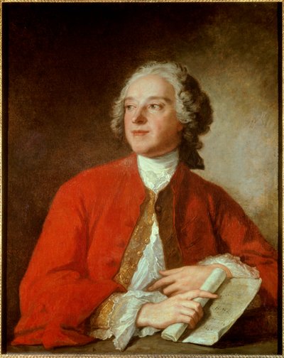 Portret Pierre Augustin Caron de Beaumarchais (1732 - 1799) Francuski pisarz i dramaturg - Obraz Jean Marc (Jean-Marc) Nattier (1685-1766) - Paryż, Comedie Francaise - Portret Pierre Augustin Caron de Beaumarchais (1732-1799) , francuski pisarz a autorstwa Jean Marc Nattier