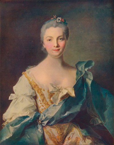 Portret młodej kobiety, XVIII w. autorstwa Jean Marc Nattier