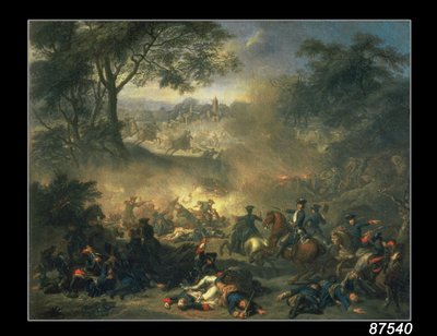 Bitwa pod Połtawą w 1709, 1717 autorstwa Jean Marc Nattier
