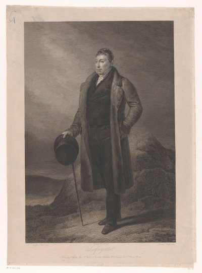 Portret Gilberta du Motier, markiza de la Fayette Lafayette (tytuł na obiekcie) autorstwa Jean Marie Leroux