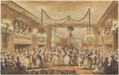 Majowy Bal autorstwa Jean Michel Moreau