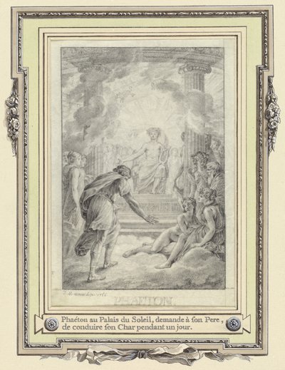 Faeton w Pałacu Słońca... autorstwa Jean Michel Moreau
