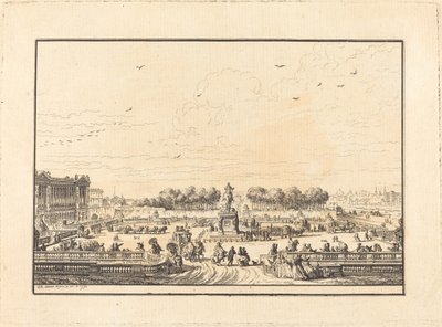 Plac Ludwika XV autorstwa Jean Michel Moreau