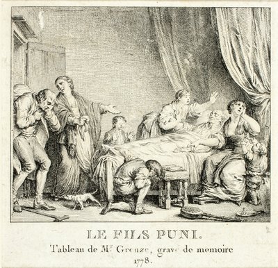 Ukarany syn autorstwa Jean Michel Moreau