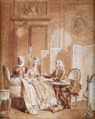 Oświadczenie o ciąży (patrz także 157481) autorstwa Jean Michel the Younger Moreau