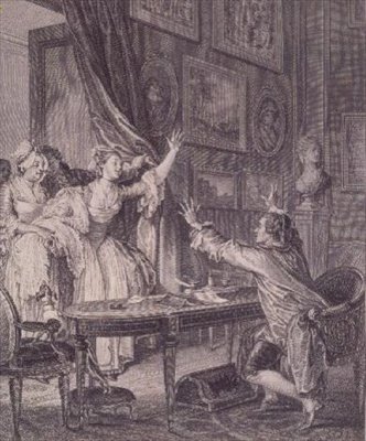 To chłopiec, grawerowany przez P.C. Baquoy (1759-1829) autorstwa Jean Michel the Younger (after) Moreau