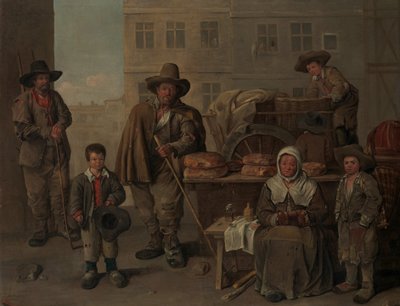 Wóz piekarzy, 1656. autorstwa Jean Michelin