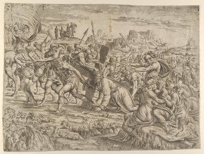 Niesienie Krzyża, 1544. autorstwa Jean Mignon