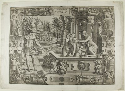 Diana i Acteon (metamorfoza Acteona) autorstwa Jean Mignon