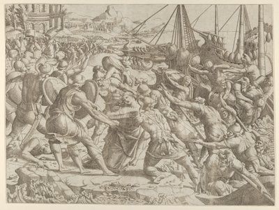 Porwanie Heleny, 1535-55. autorstwa Jean Mignon